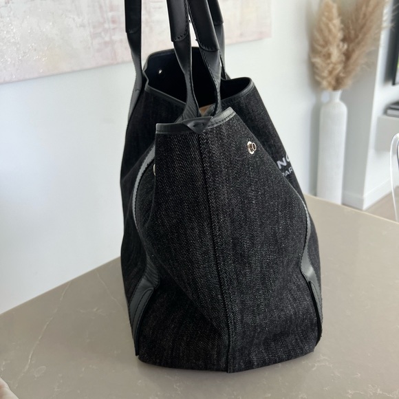 Balenciaga cabas travel tote bag - black/grey - Picture 5 of 13